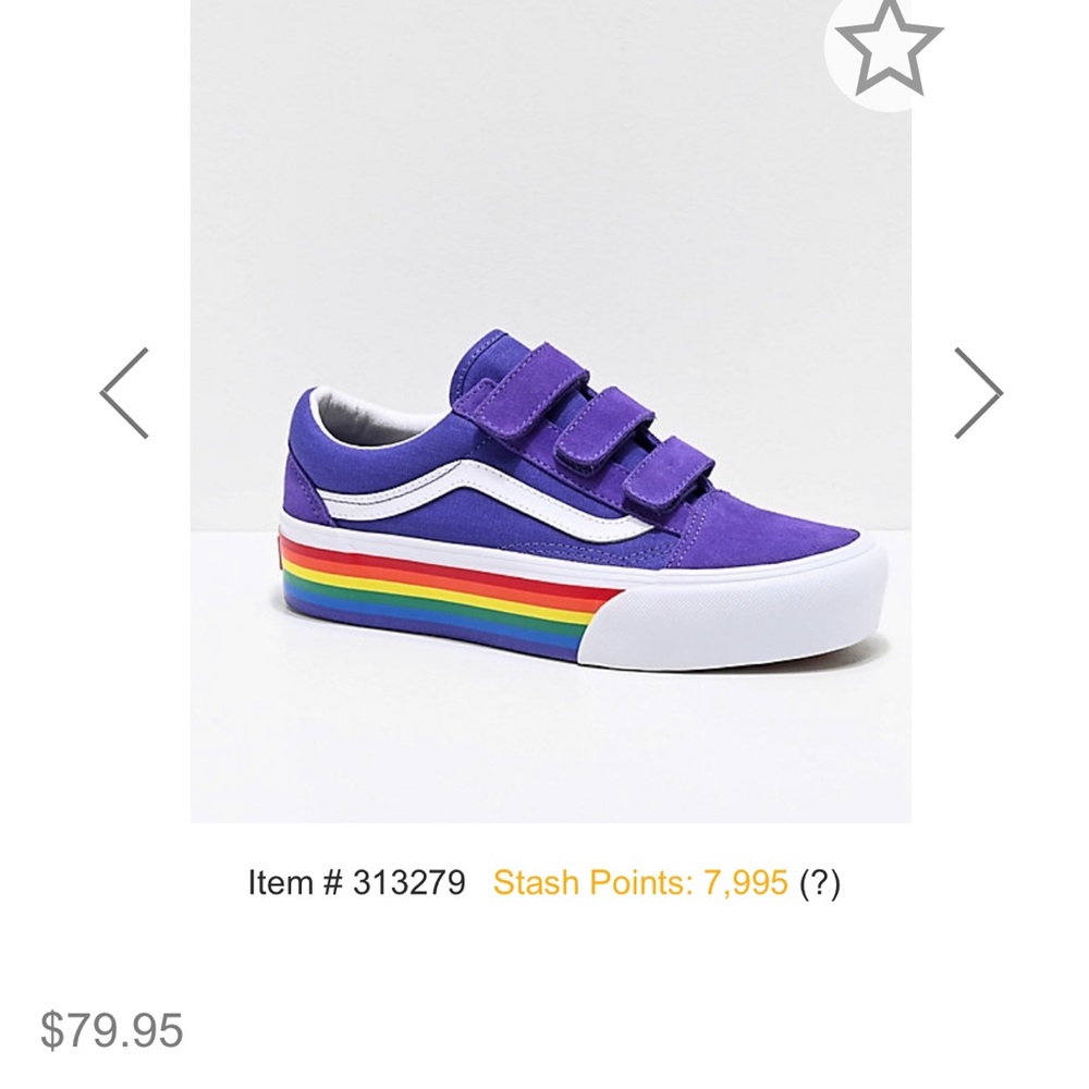 Vans Old Skool Rainbow Platforms